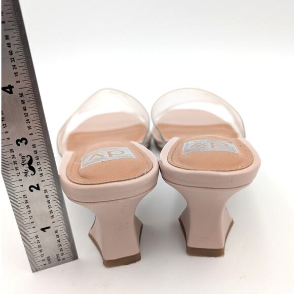 DV by Dolce Vita Brendah Slide Dress Sandal Women's Clear Size US6 EU37 - Picture 4 of 11